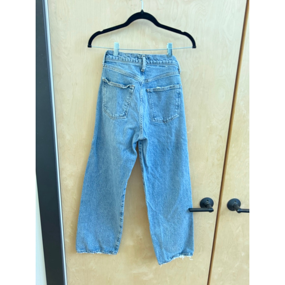 Women's AGOLDE Blue Straight Leg Jeans Size 24 - Picture 5 of 5